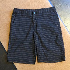 Lululemon button front, plaid Men's shorts